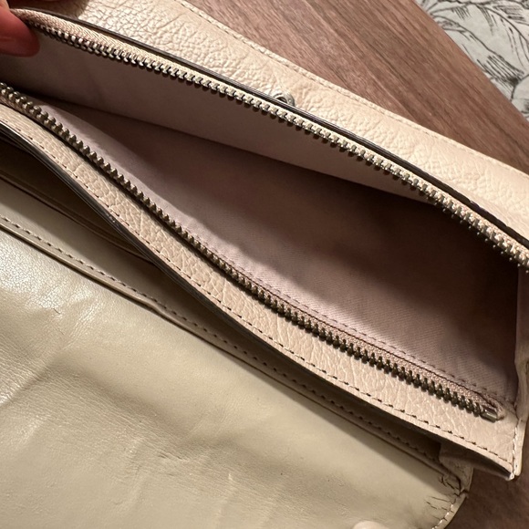 Coach Foldover Clutch Crossbody in Textured Reptile-Print - Picture 8 of 11